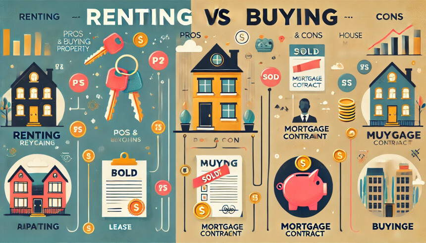 Vergleich: Immobilie mieten oder kaufen – Vor- und Nachteile