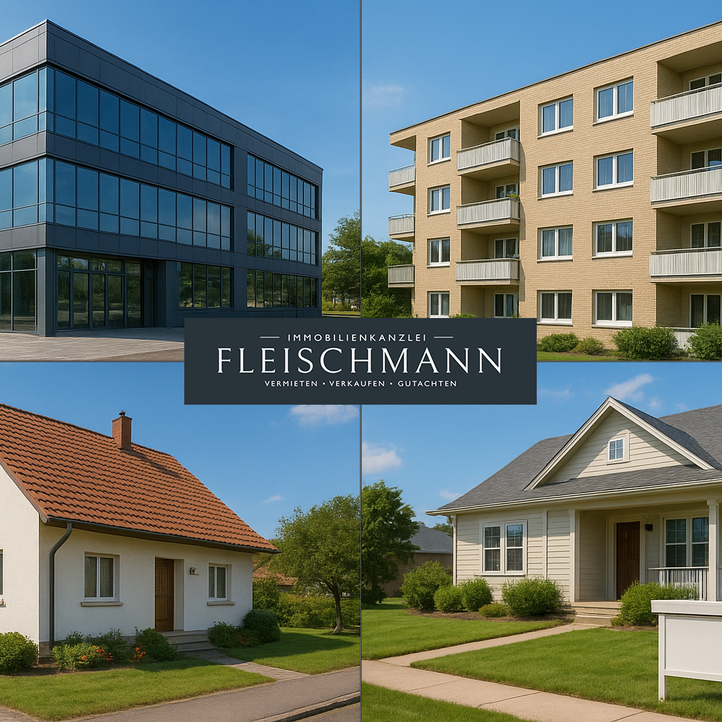 Immobilientypen, die von der Immobilienkanzlei Fleischmann angeboten werden