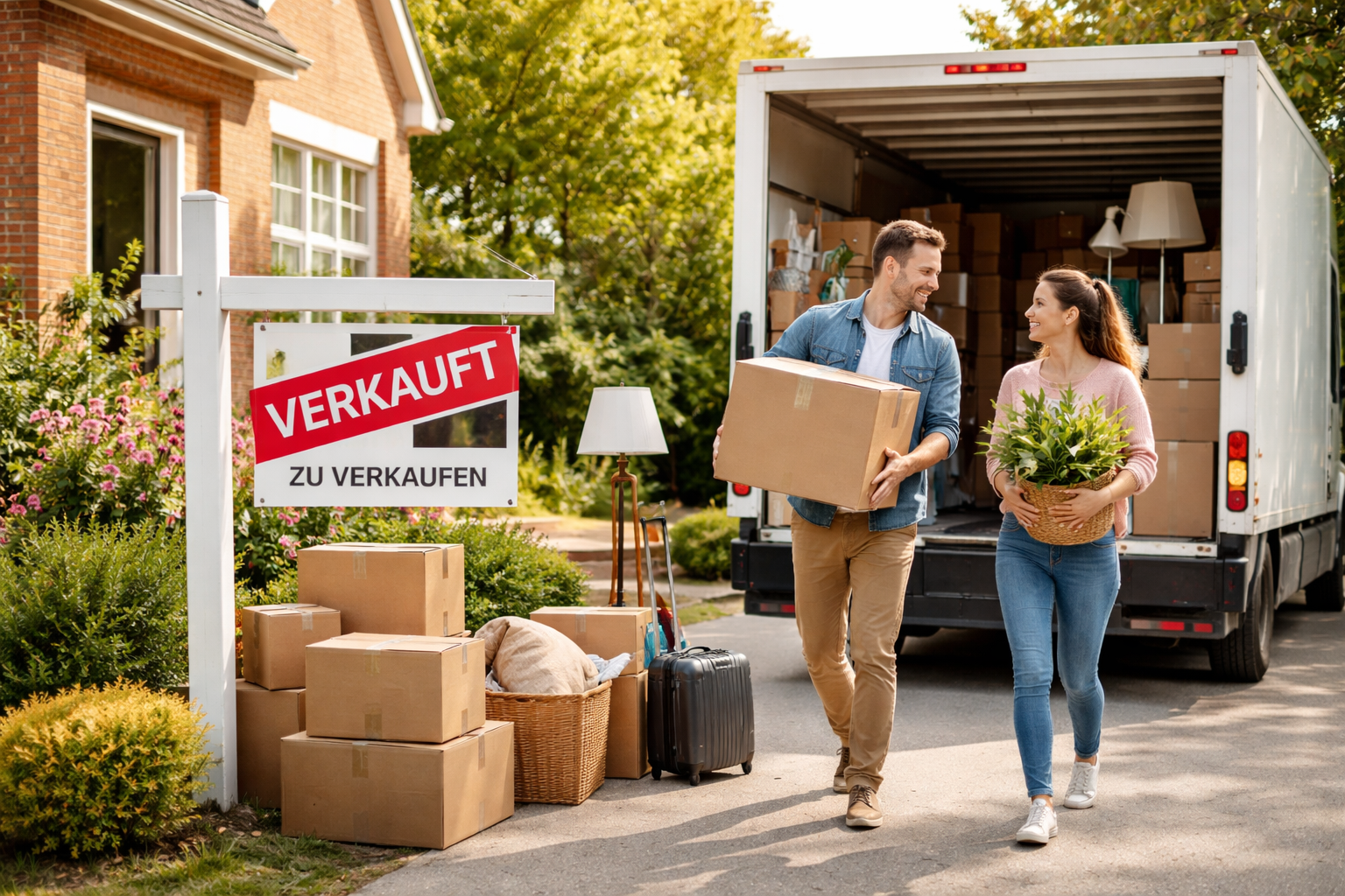 Umzug nach dem Hausverkauf der perfekte Zeitplan