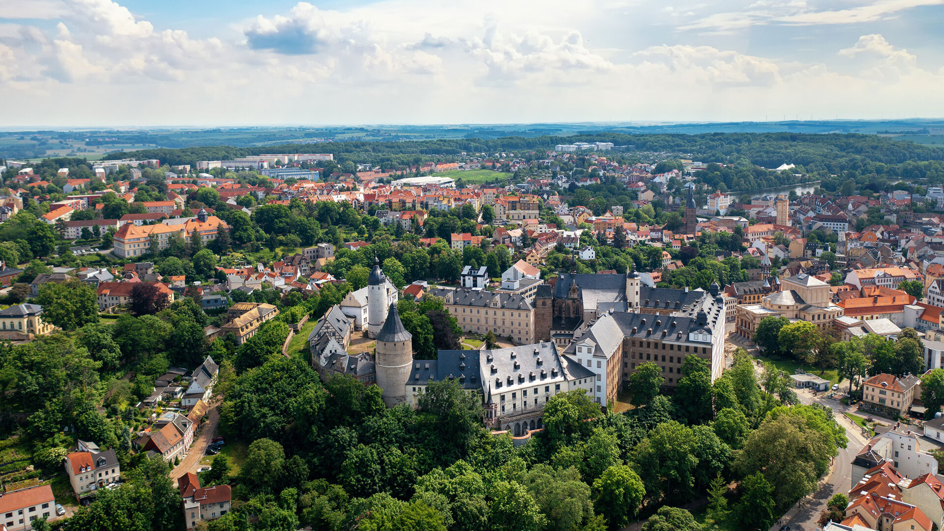 Aussicht auf das Residenzschloss Altenburg