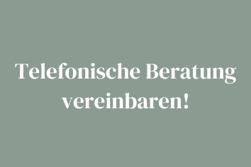 Telefonische Beratung vereinbaren Schrift