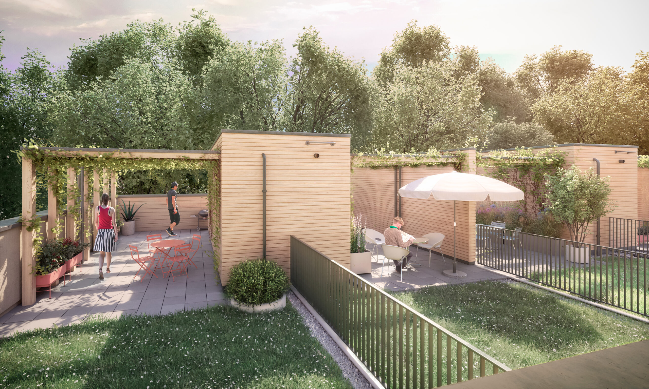 Visualisierung Terasse Neubau