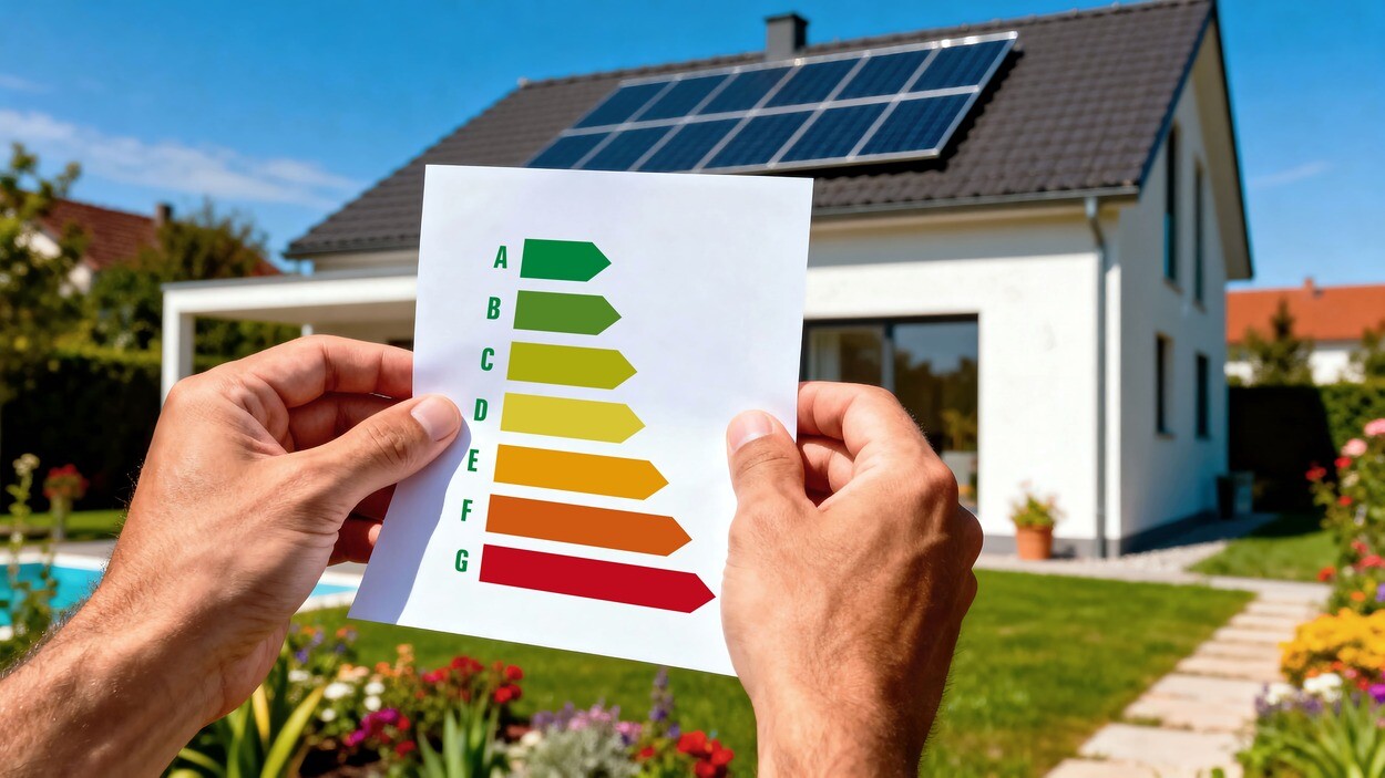 Energieausweis eines Hauses