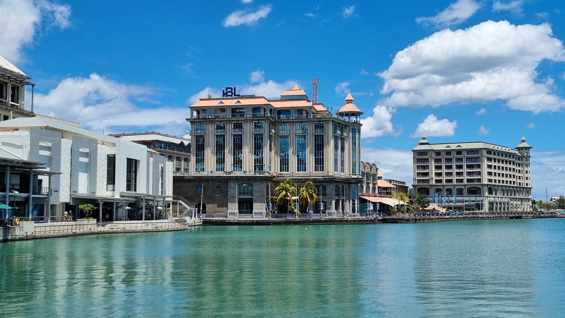 Die malerische Waterfront von Port Louis auf Mauritius