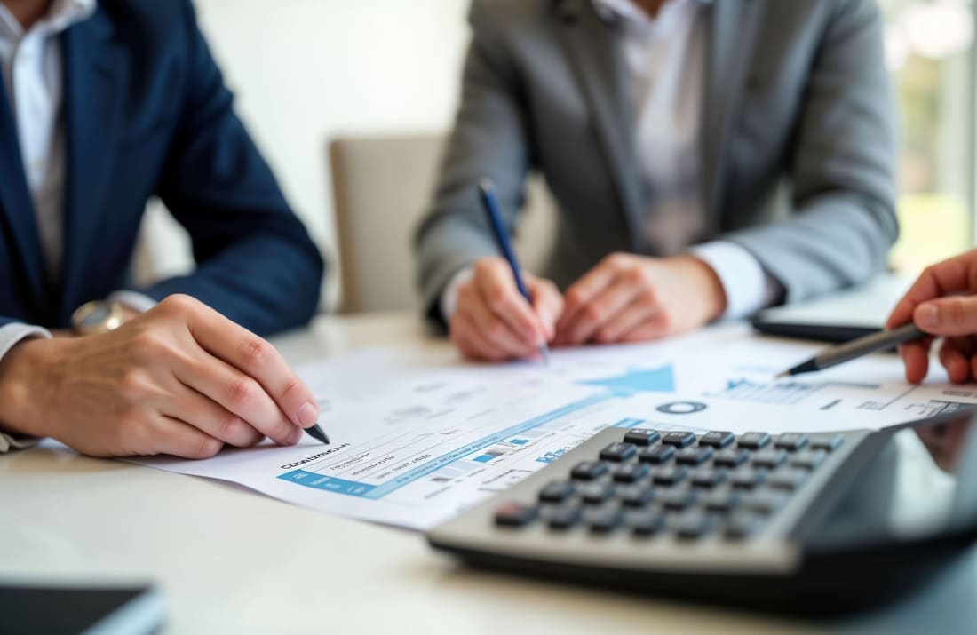 Mehrere Personen bei der Immobilienbewertung