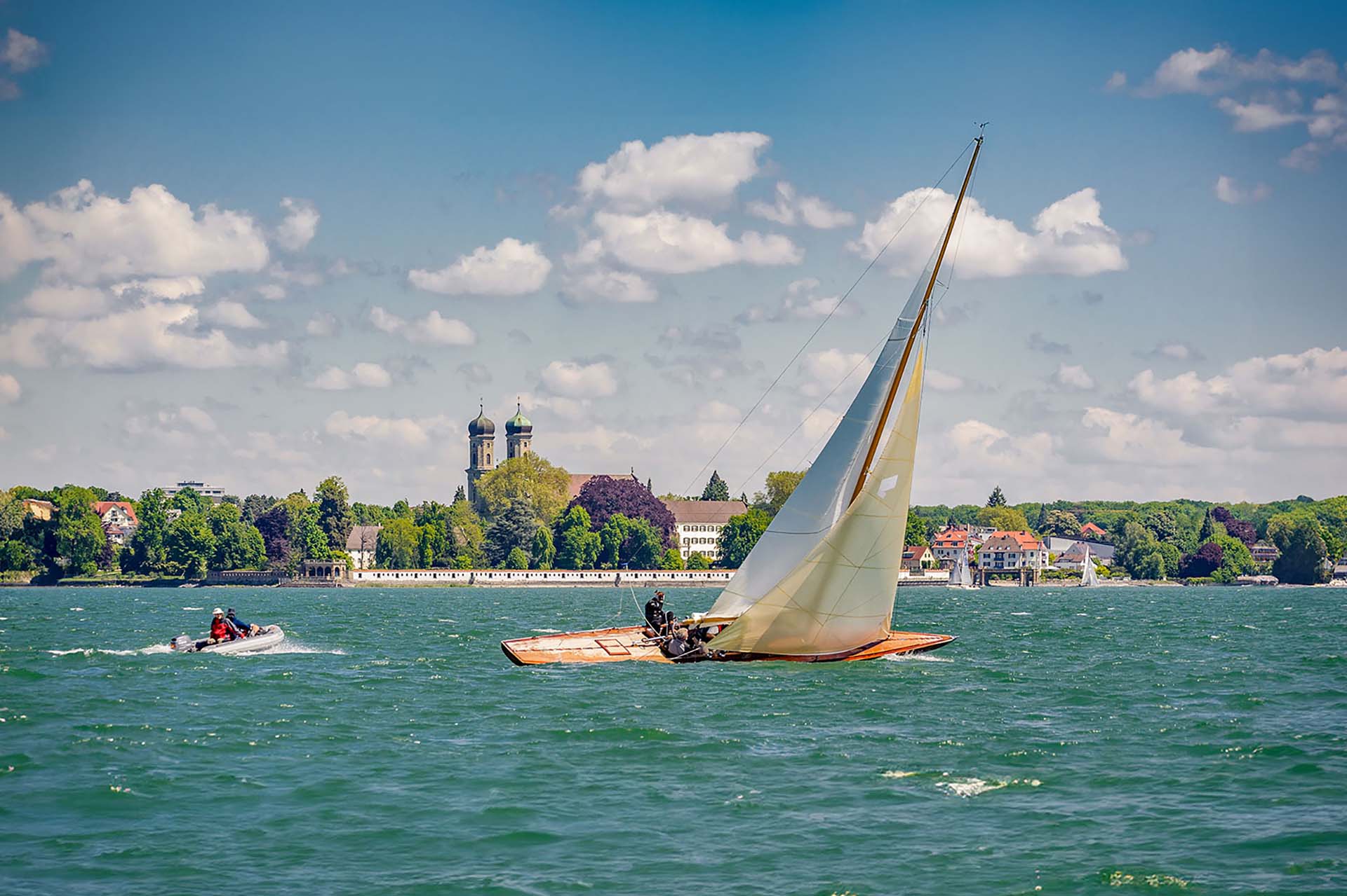 Segelboot auf Bodensee