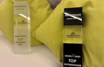 Auszeichnung des Immobilienmakler-Teams als Immoxpert