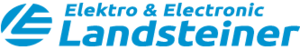 Blaues Elektro & Electronic Landsteiner Logo.