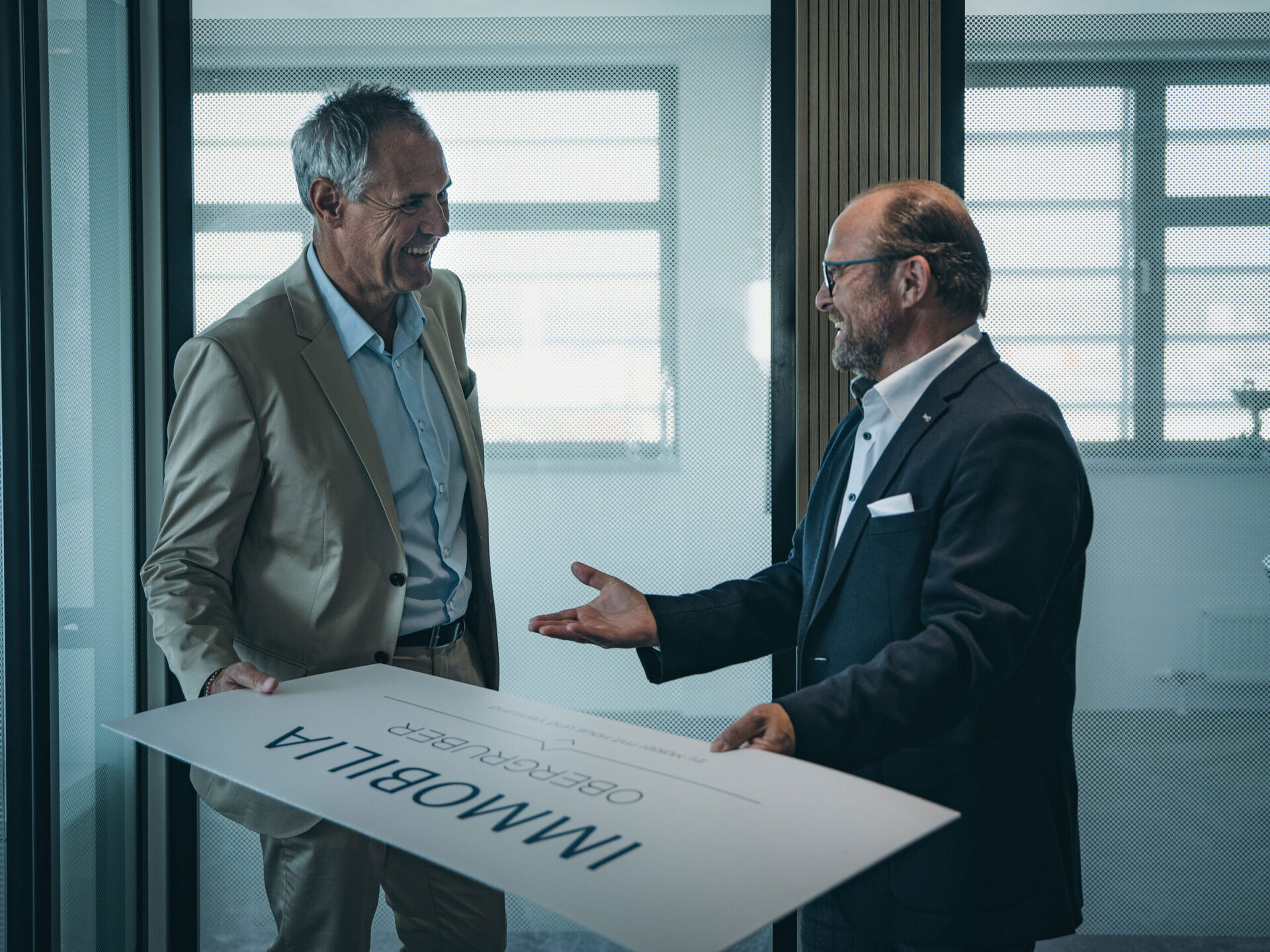 Franz und Dieter unterhalten sich