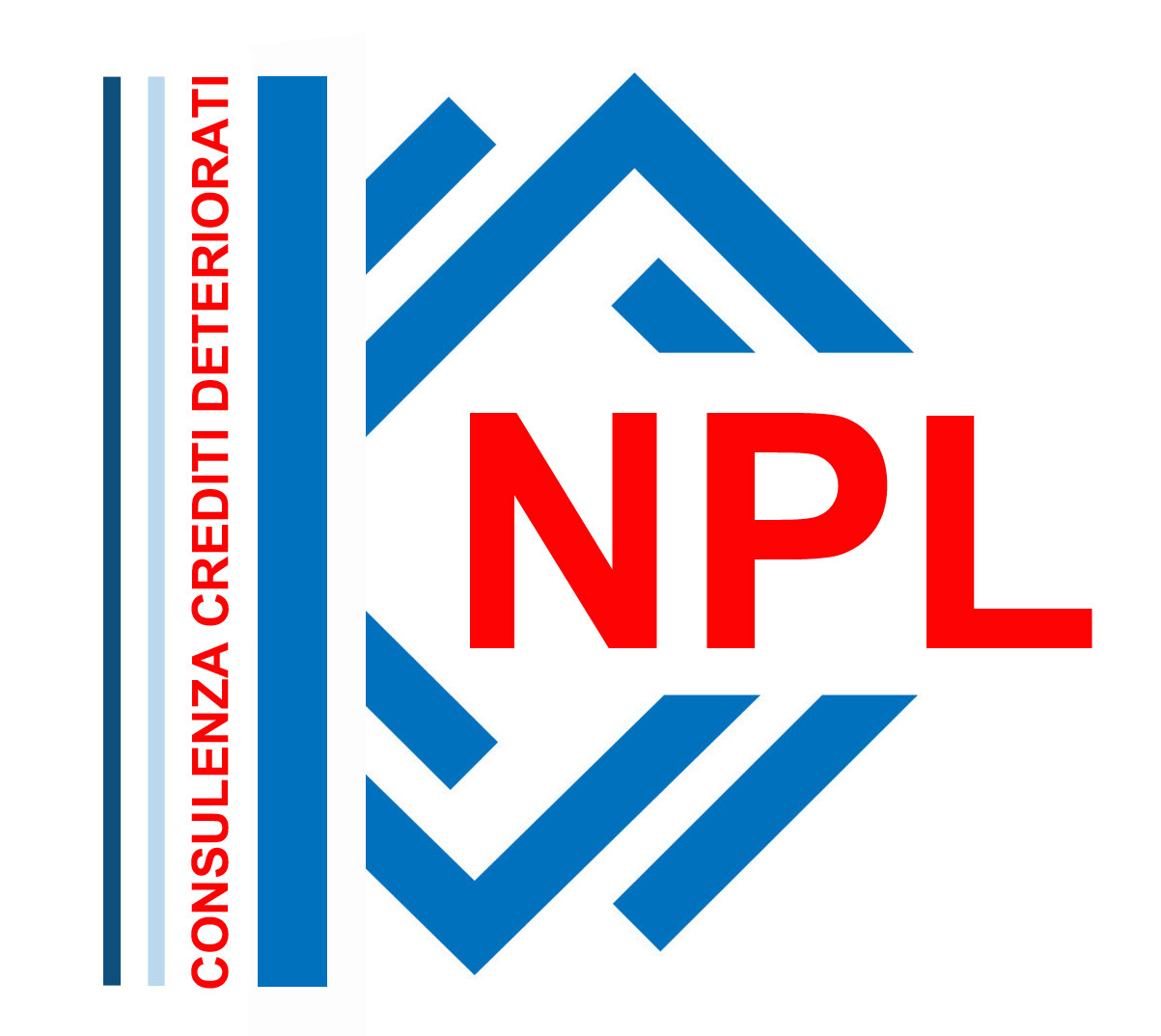 Etichetta per NPL letter logo design on white background. NPL creative circle