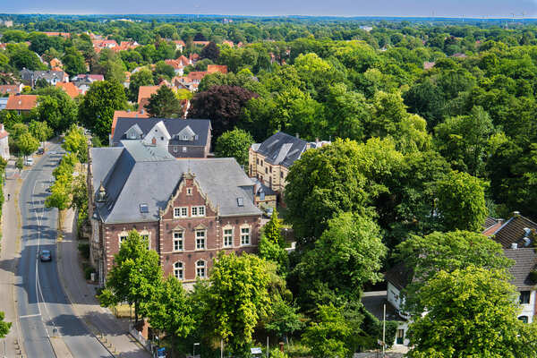 Luftaufnahme von Delmenhorst