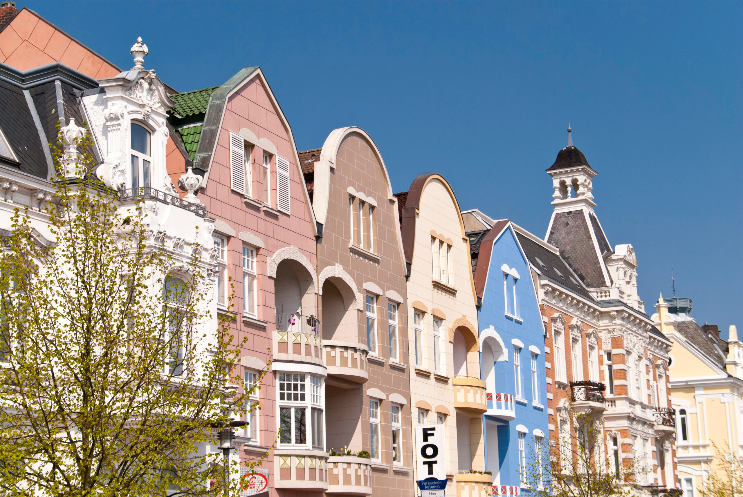 Häuserfassade in Cuxhaven