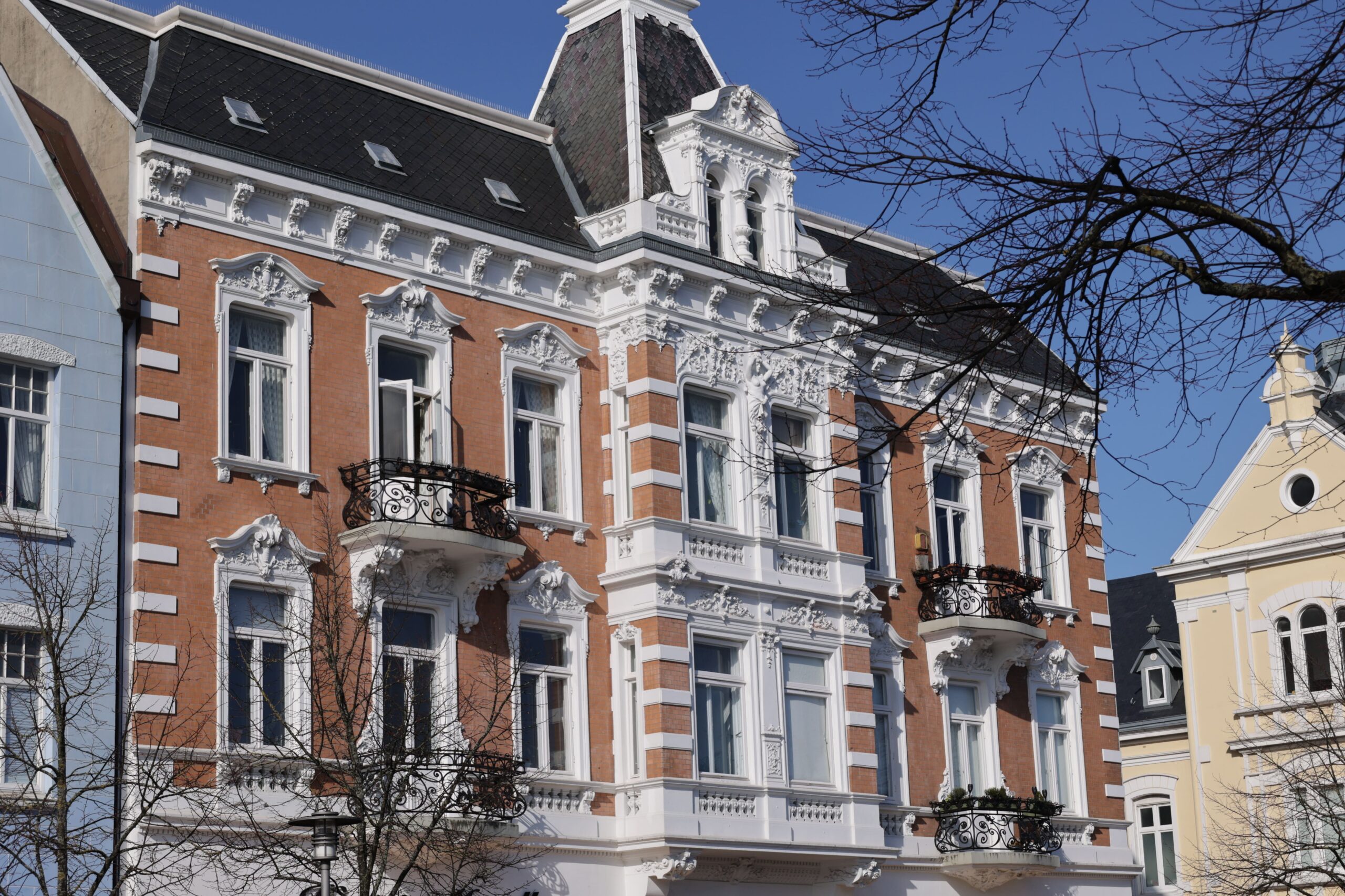 Altmodische Hausfassade in Cuxhaven