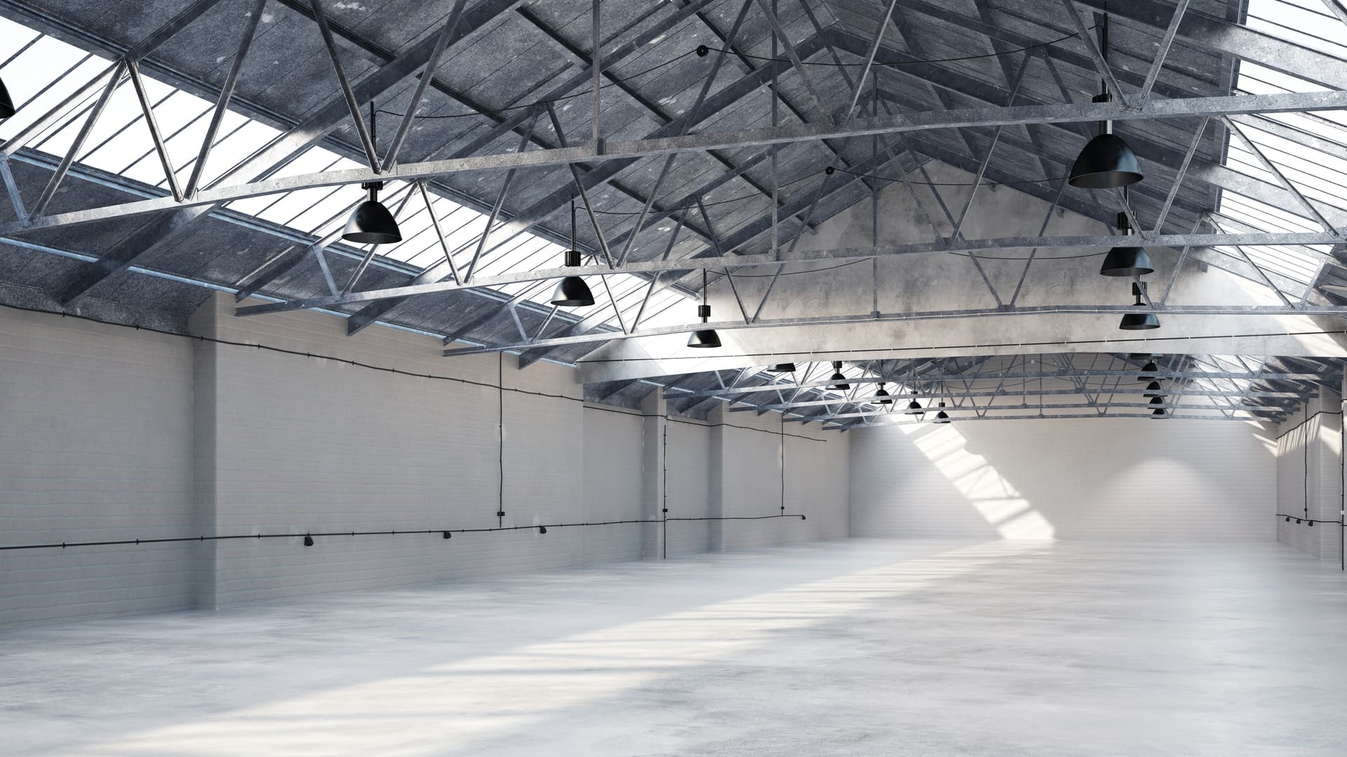 Leere Lagerhalle