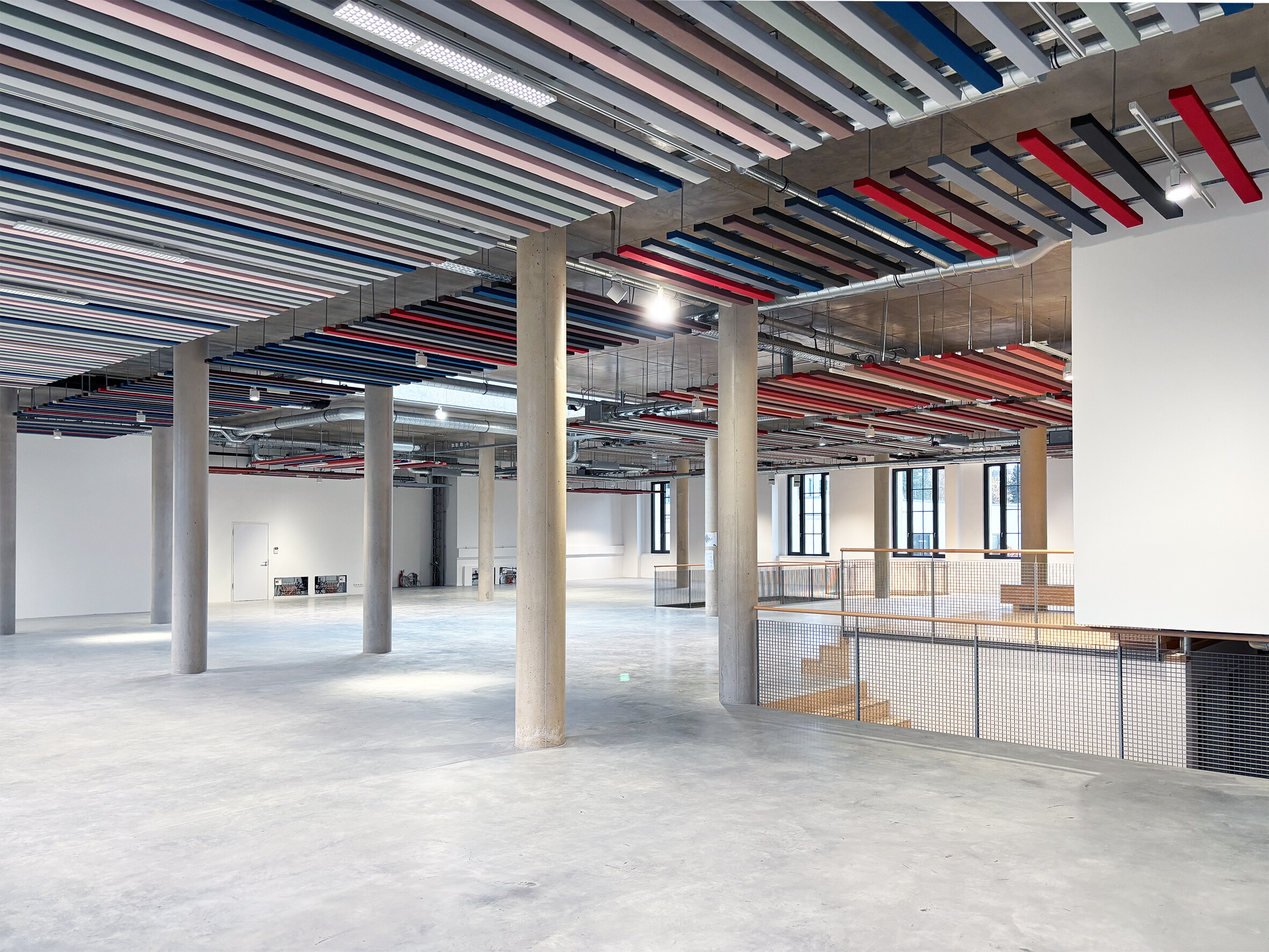 Großraumbüro im Erbagelände