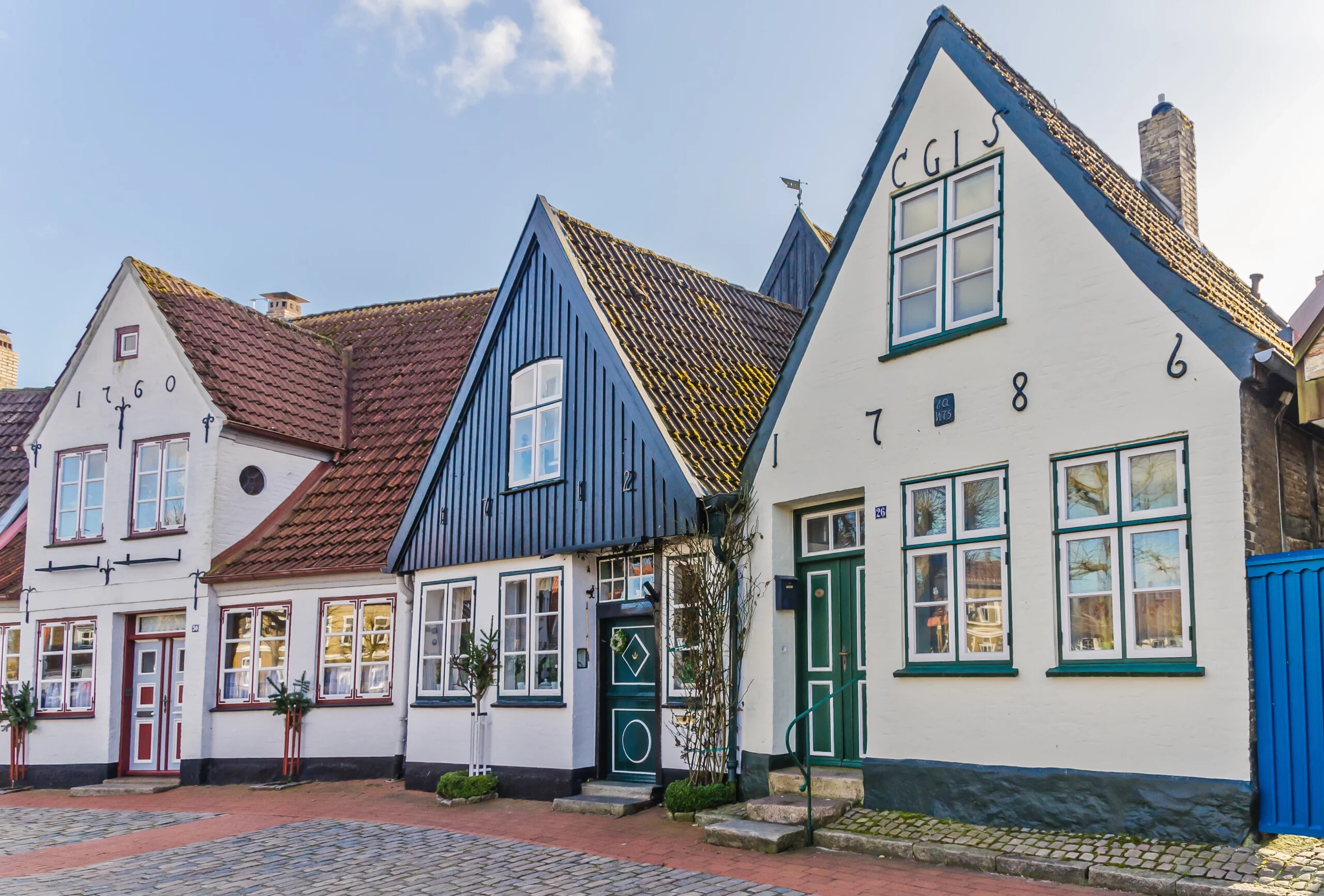 Alte Häuser in Holm