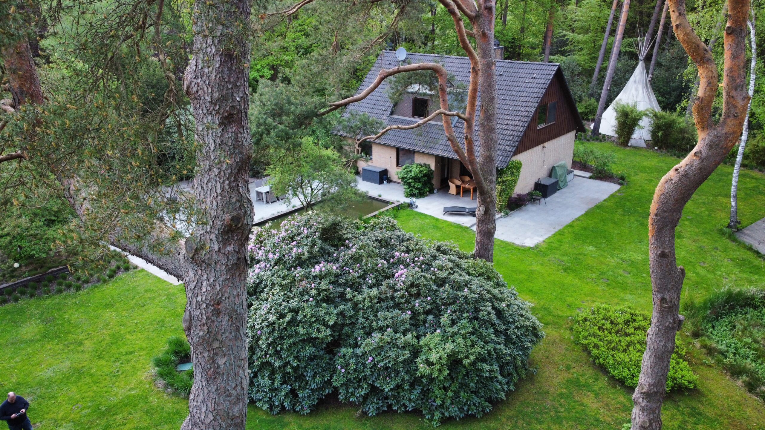 Grundstück von oben