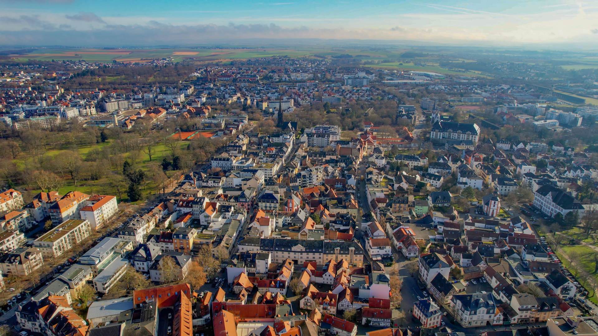 Blick auf Bad Nauheim