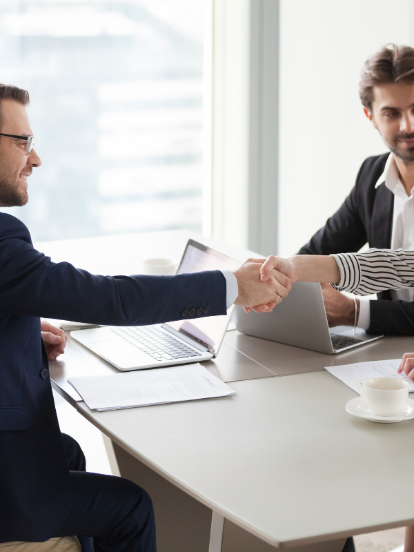 Beratung und Vertragsabschluss