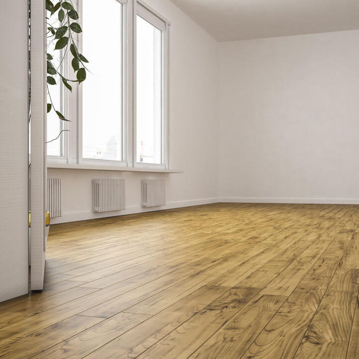 Leere Altbauwohnung