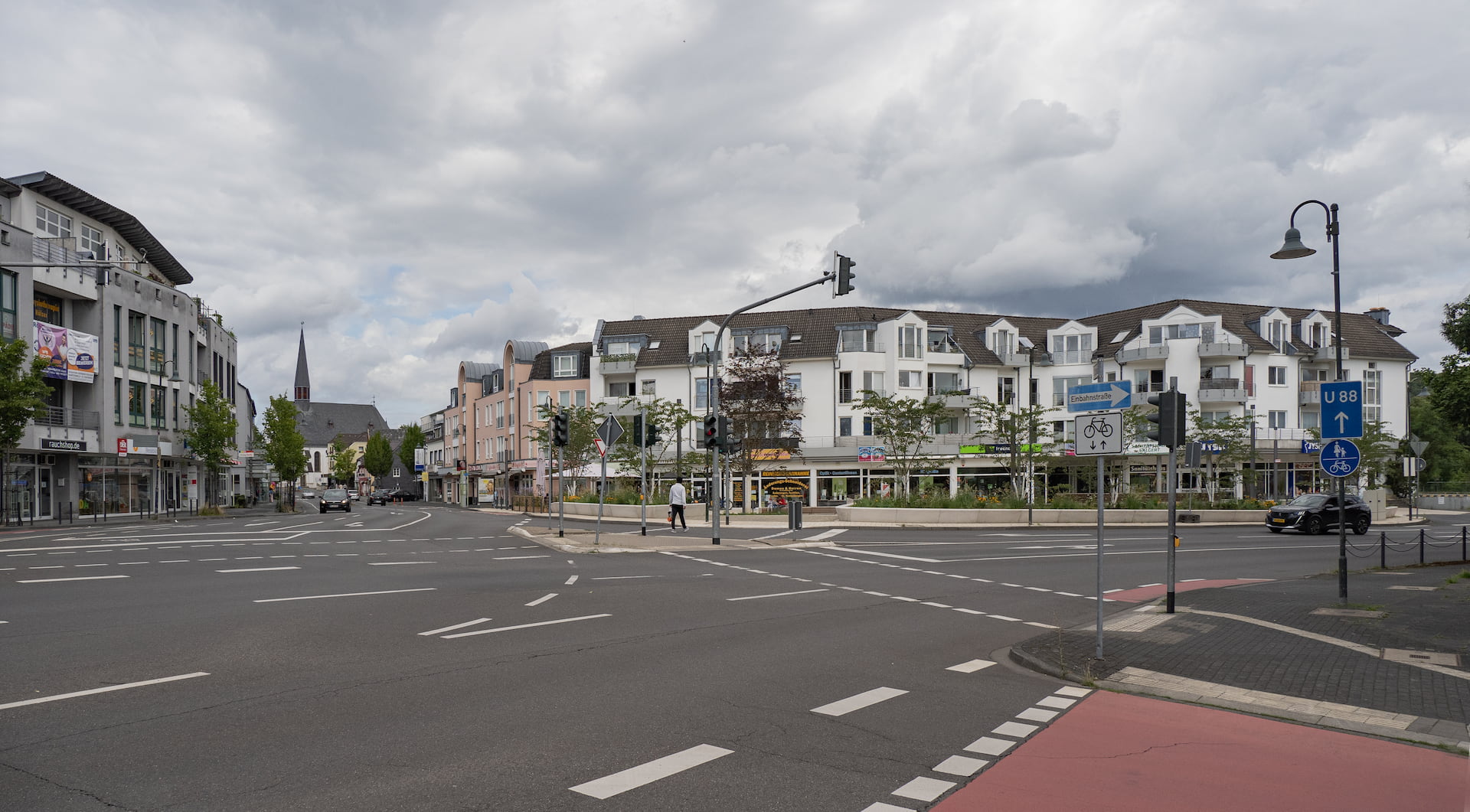 Kreuzung in Rösrath