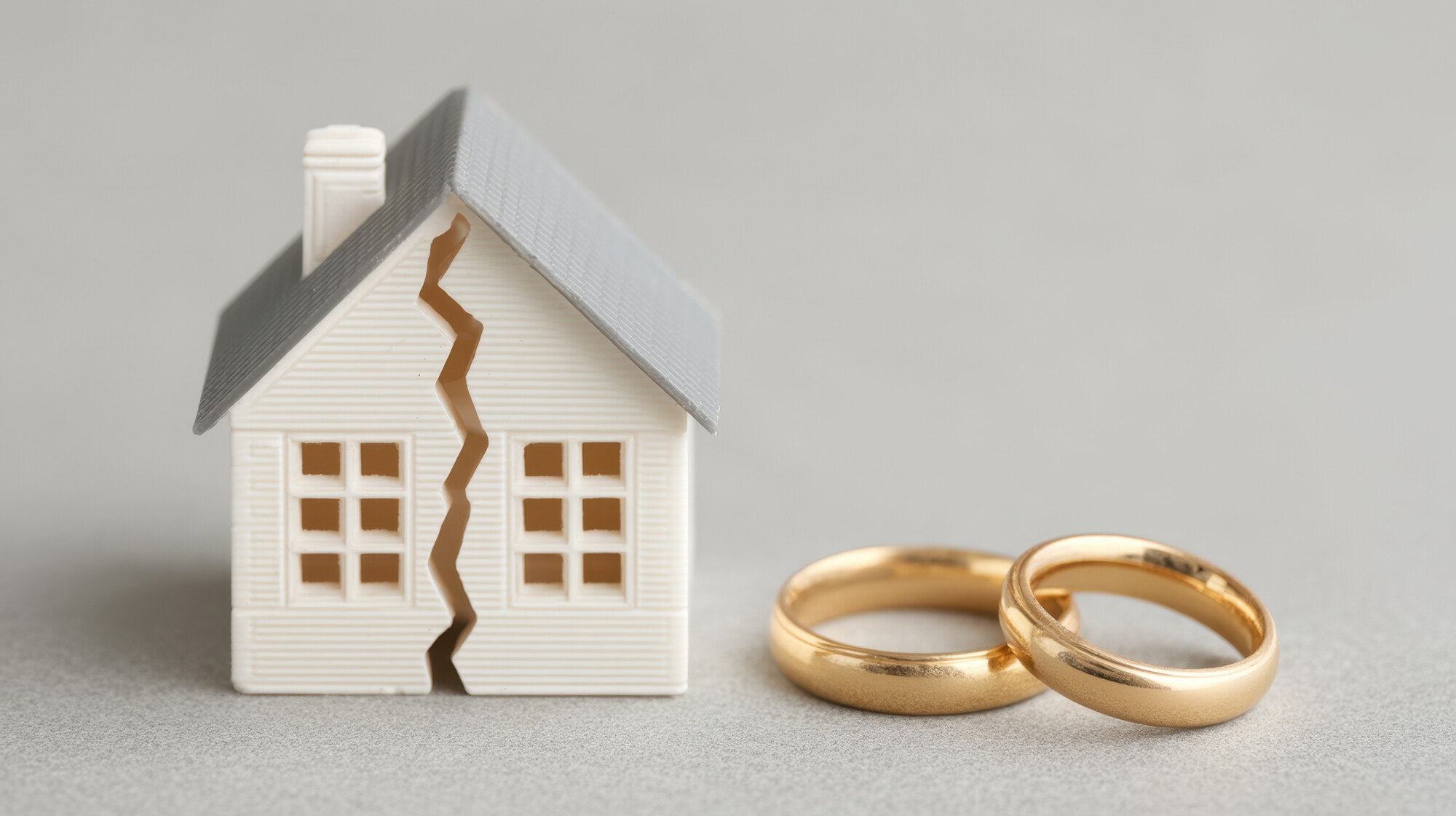 Modellhaus mit 2 Eheringen