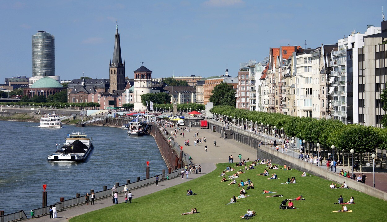 Skyline in Düsseldorf