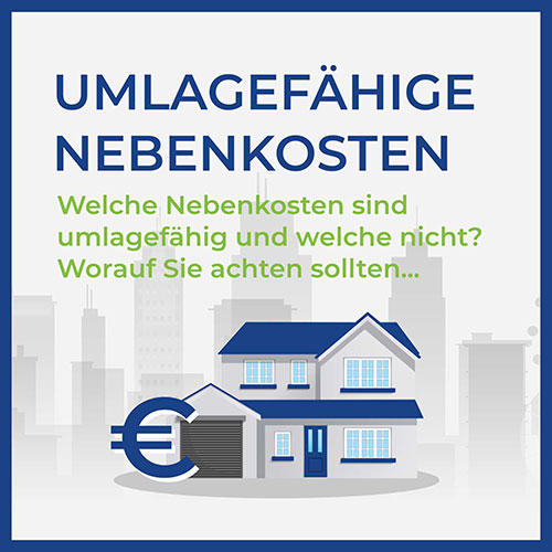 Grafik Umlagefähige Nebenkosten