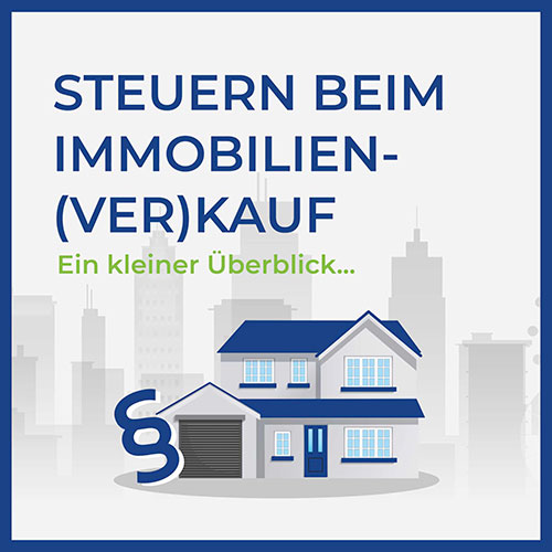 Grafik Steuern beim Immobilien(ver)kauf