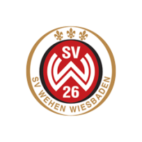 Rot-weißes SV 26-Emblem, goldener Rand, Vereinsname.