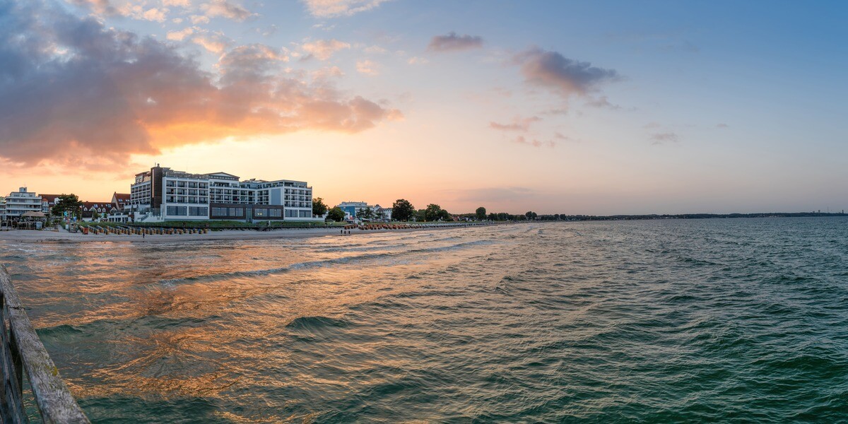 Sonnenauntergang in Scharbeutz