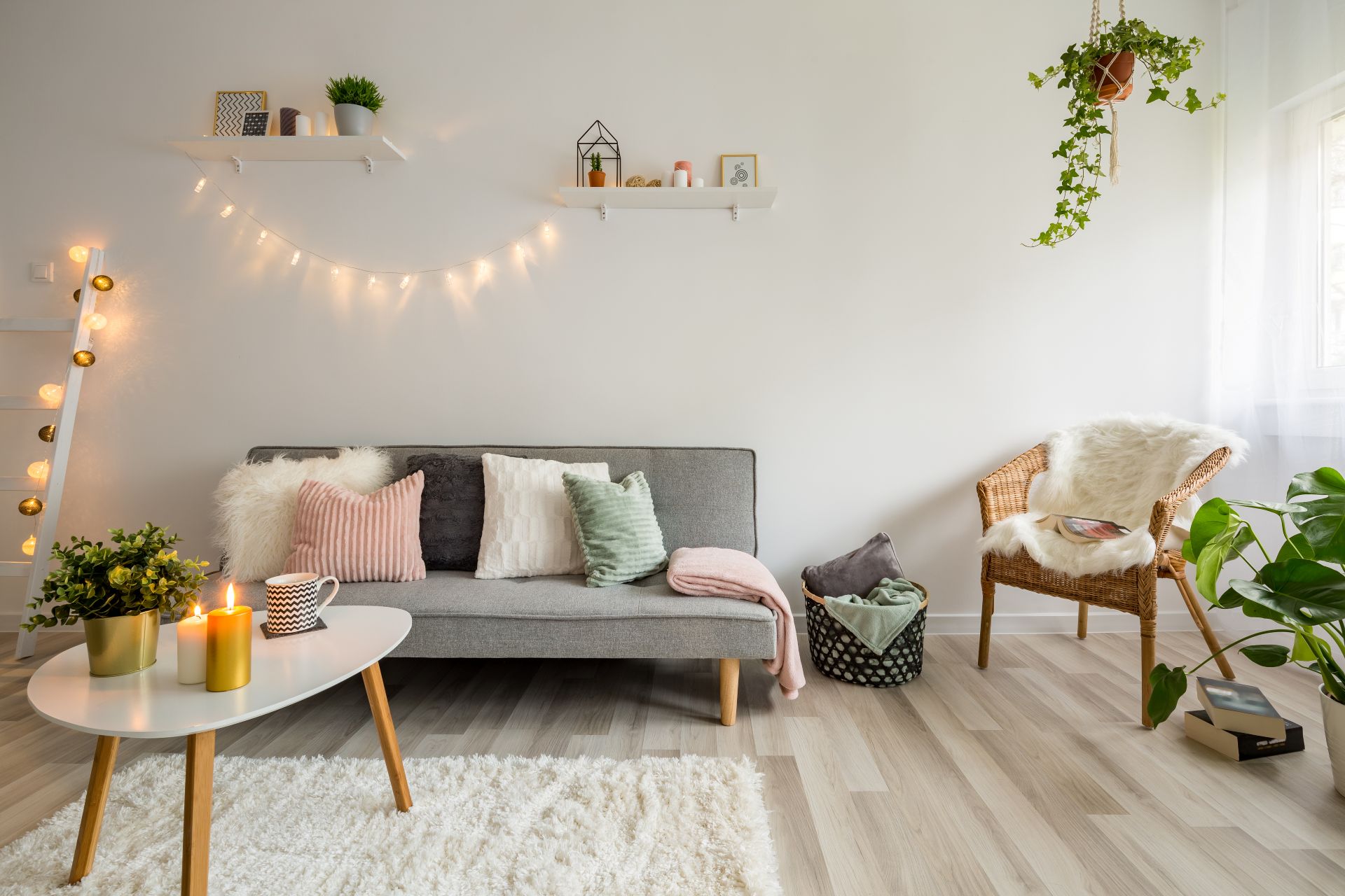 Helles Wohnzimmer