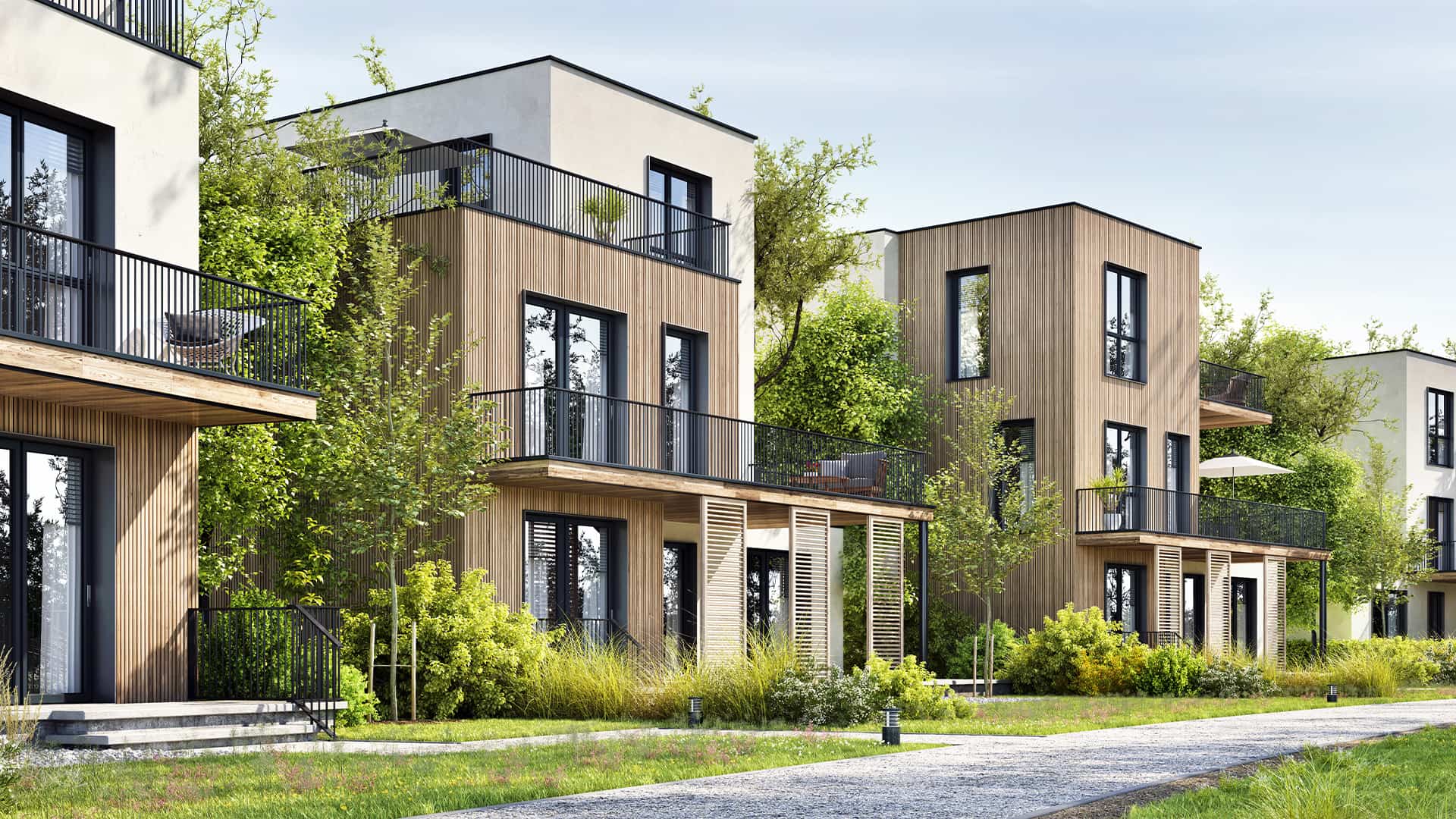 Wohngebiet Neubau