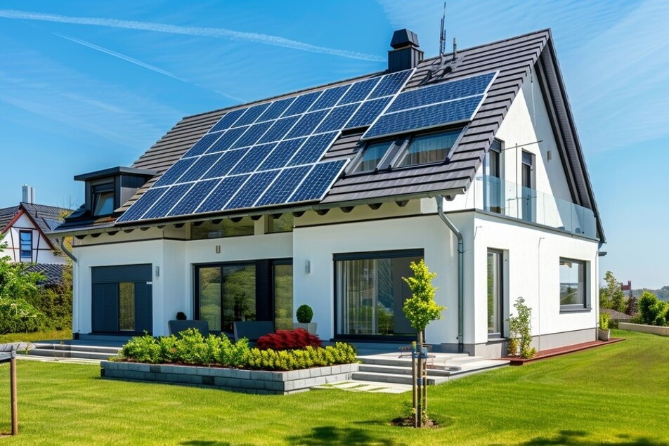 Einfamilienhaus mit Solar