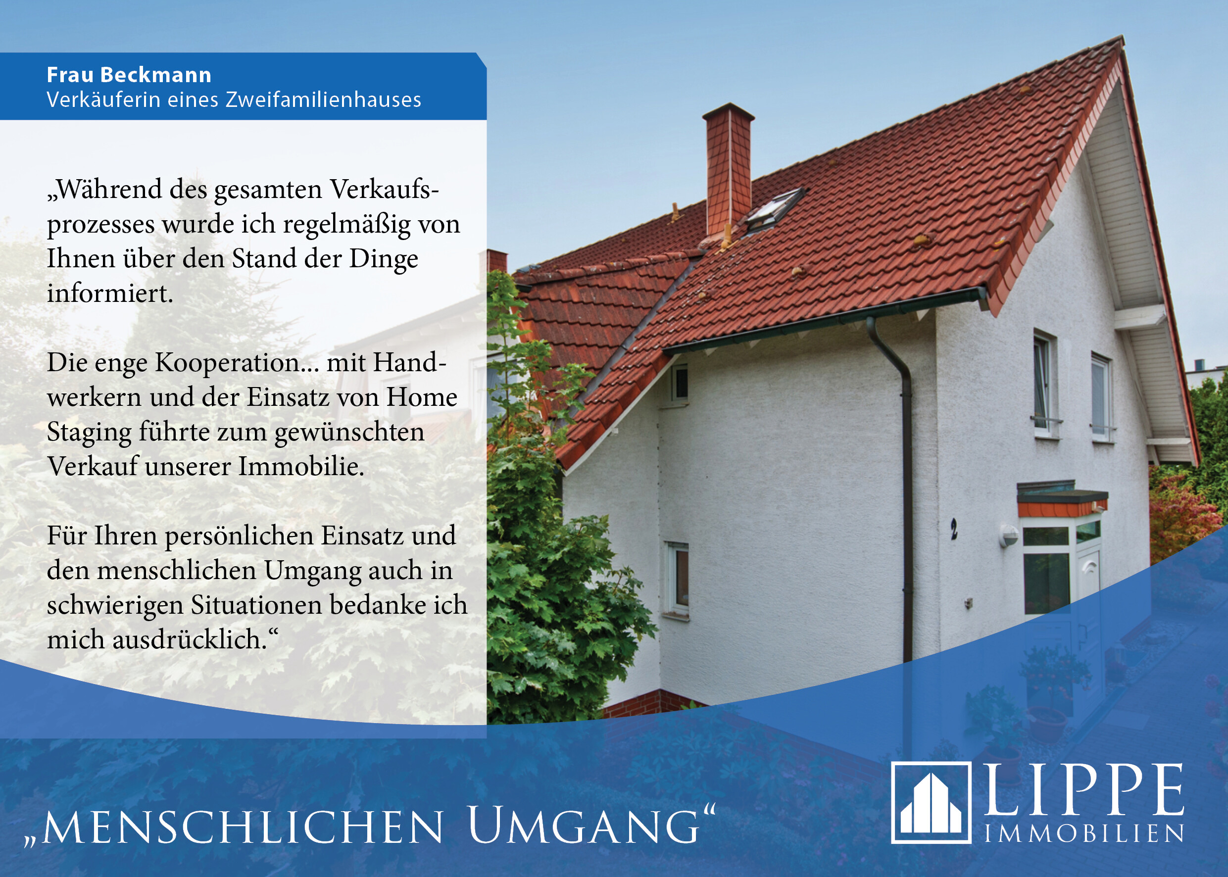 Bewertung eines Kunden