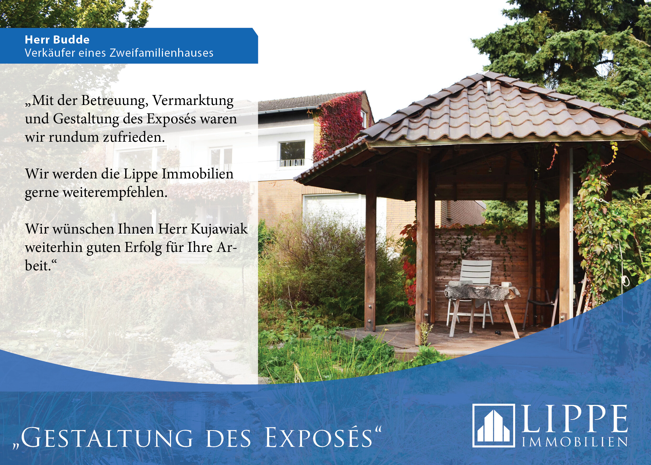 Bewertung eines Kunden