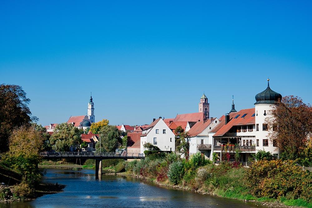 Häuser am Fluss