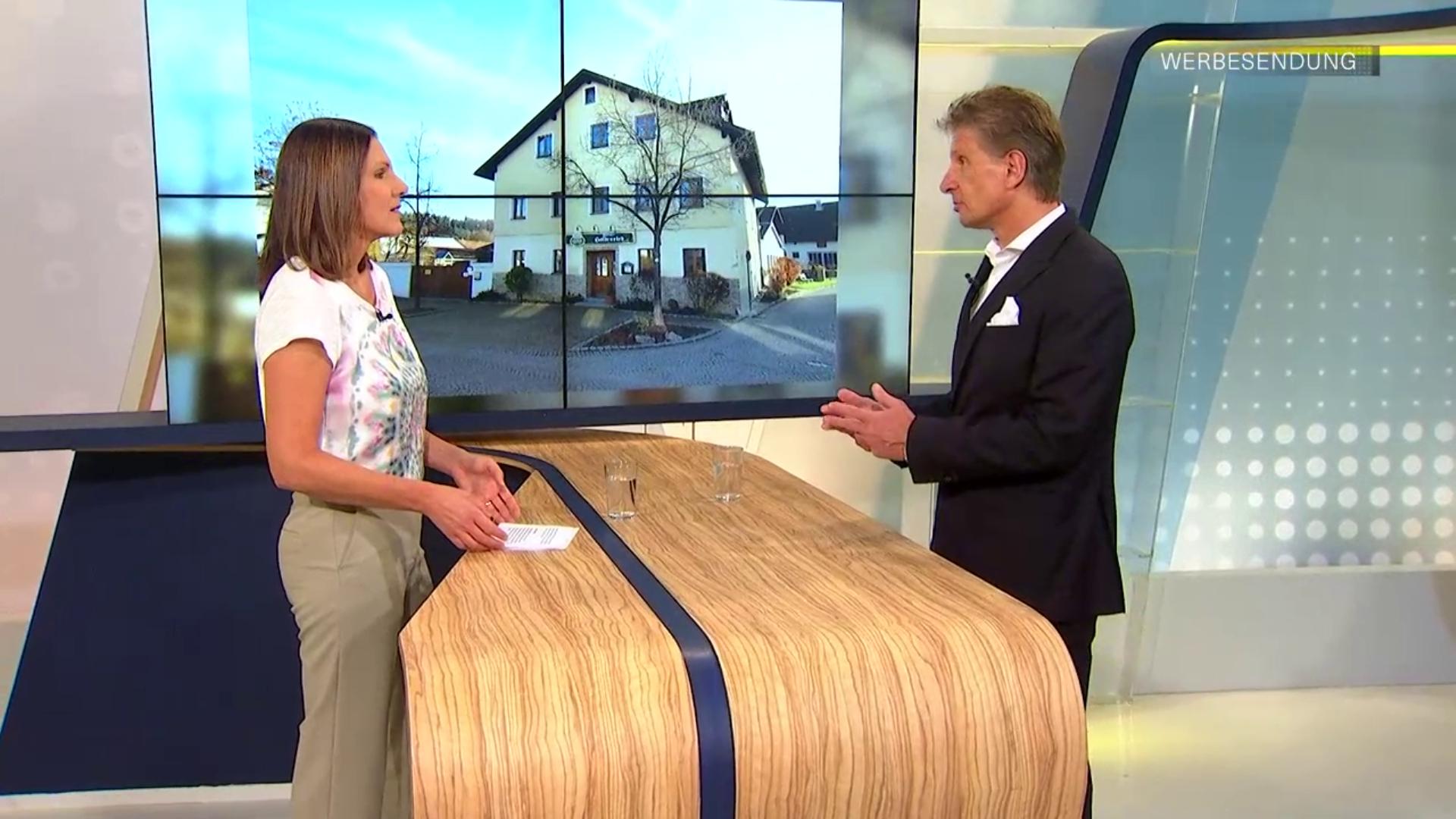 Herr Mader beim TV Interview