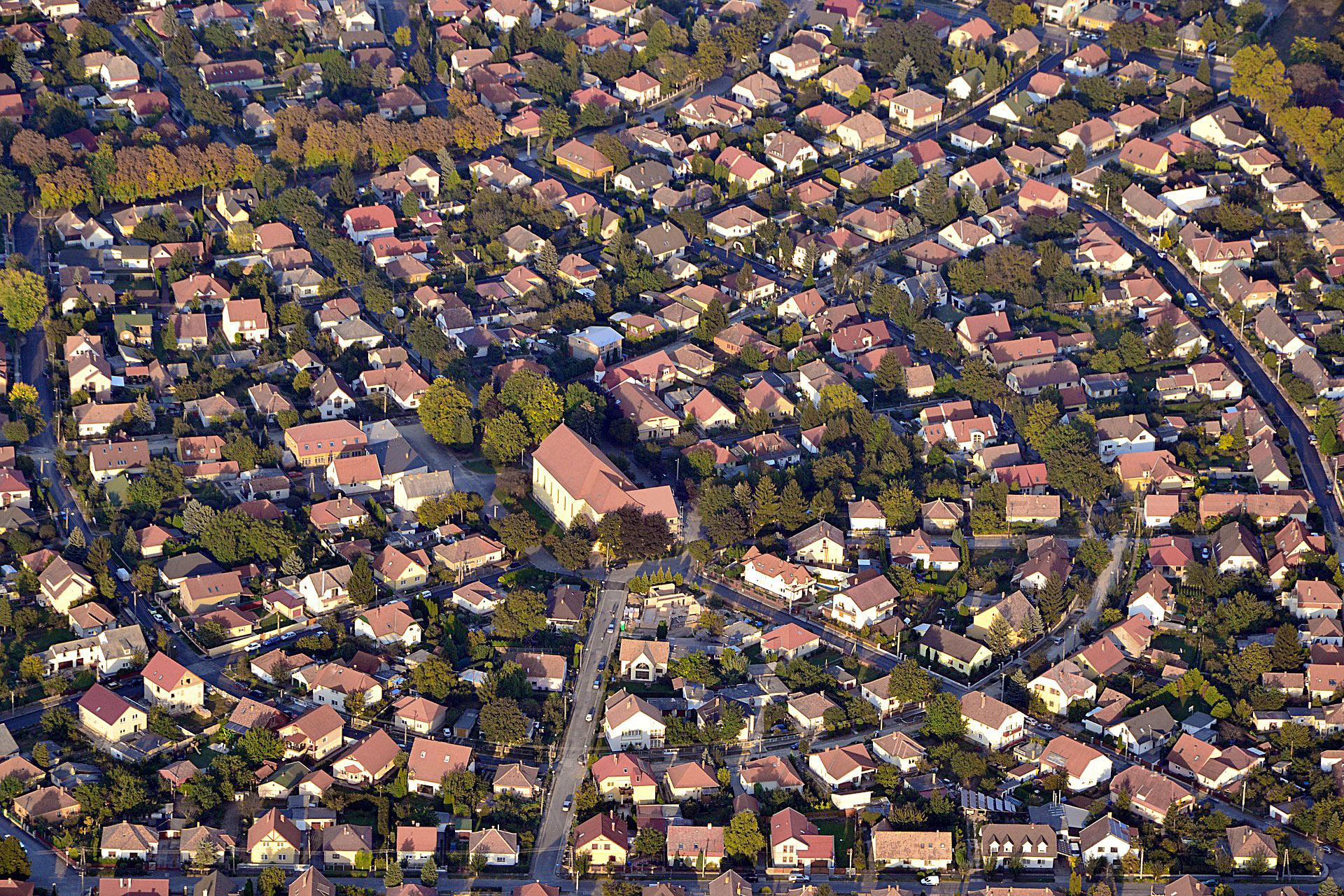 Luftaufnahme von Häuser