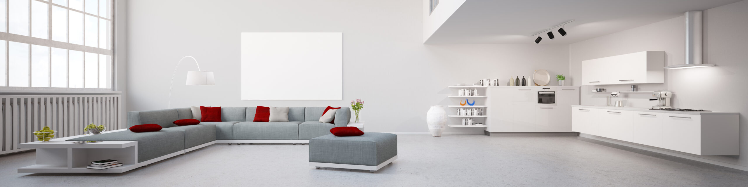 Helles Wohnzimmer