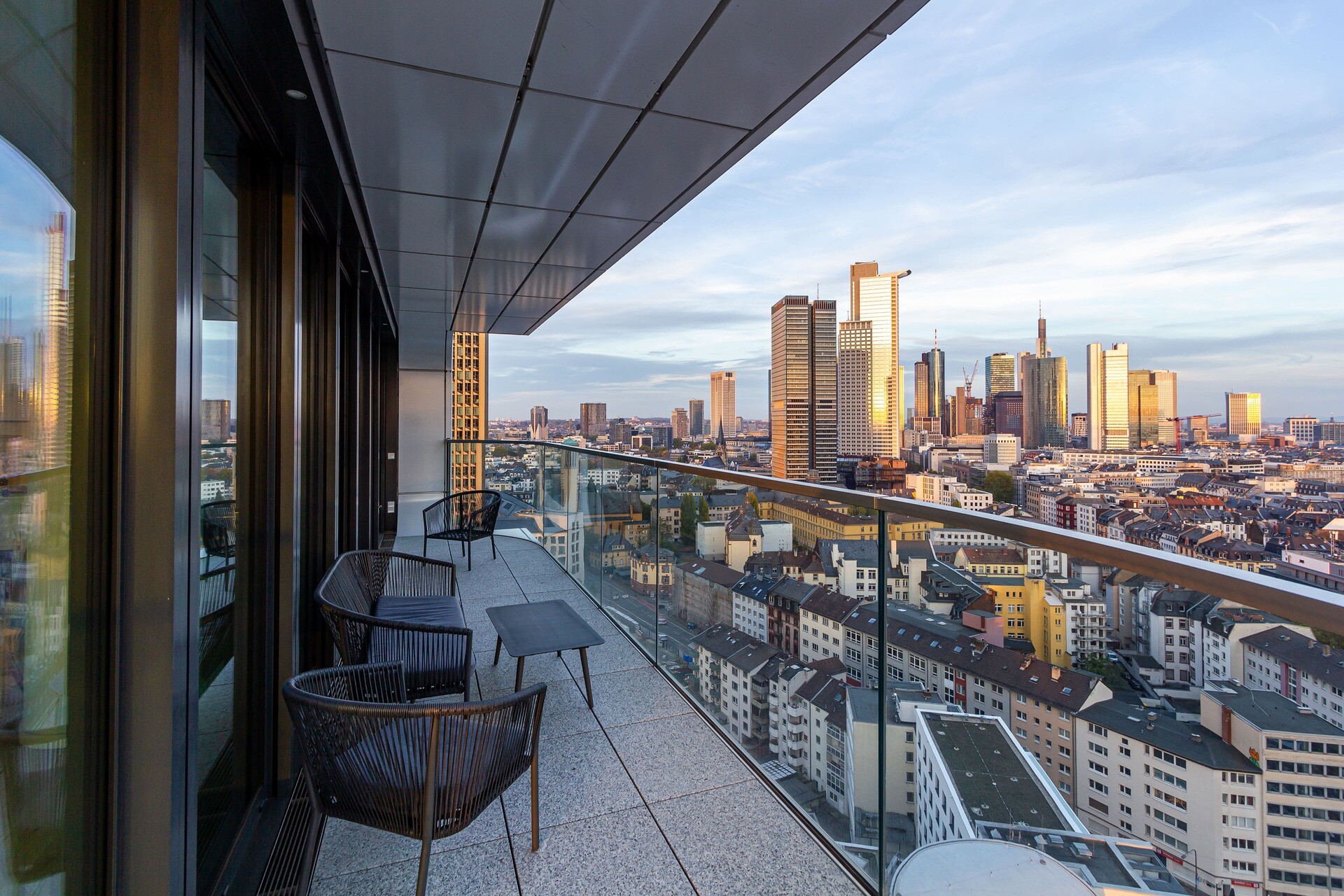 Aussicht Balkon Frankfurt