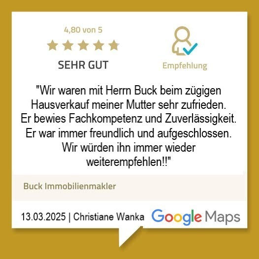 Google Rezension Frau Wanka