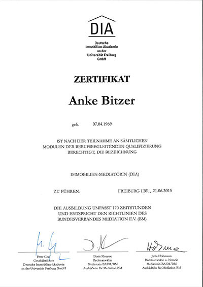 Zertifikat