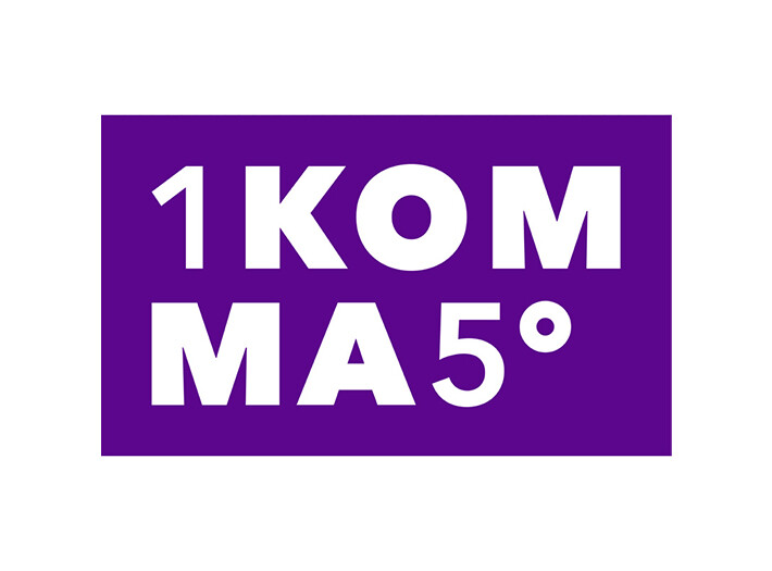 Zusammenarbeit von Meer.Ostsee Immobilien mit dem in Rostock ansässigen Unternehmen 1Komma5 Grad, Logo