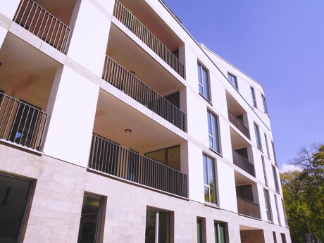 Fassade eines Neubaus