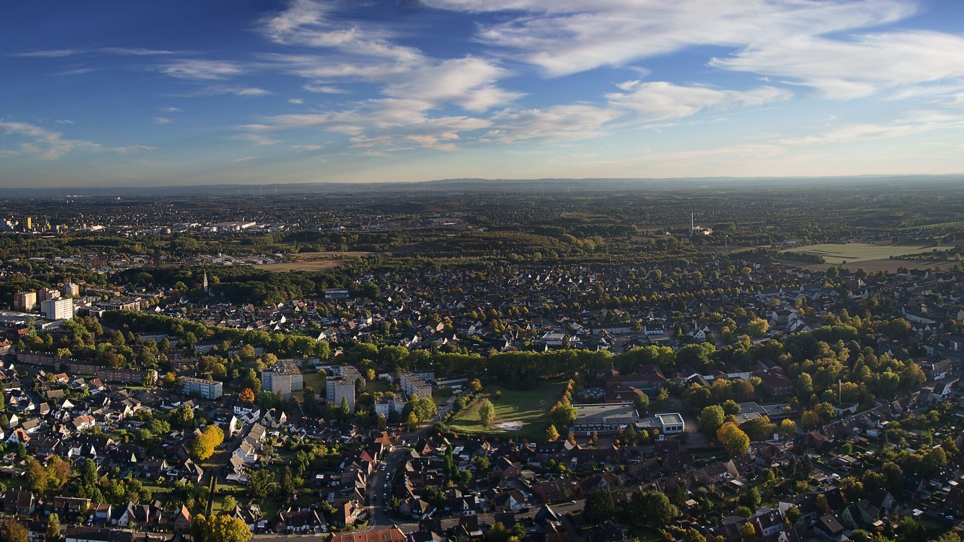 Banner: Luftaufnahme von Hamm
