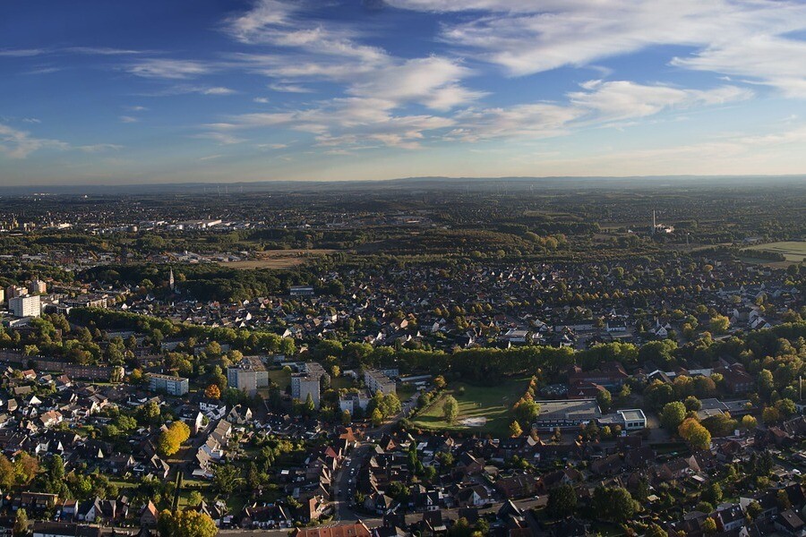Luftaufnahme von Hamm