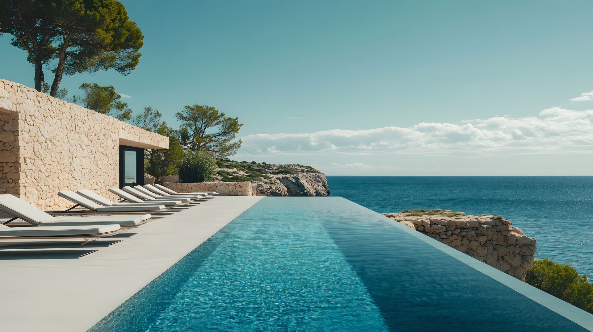 Villa mit Infinity Pool