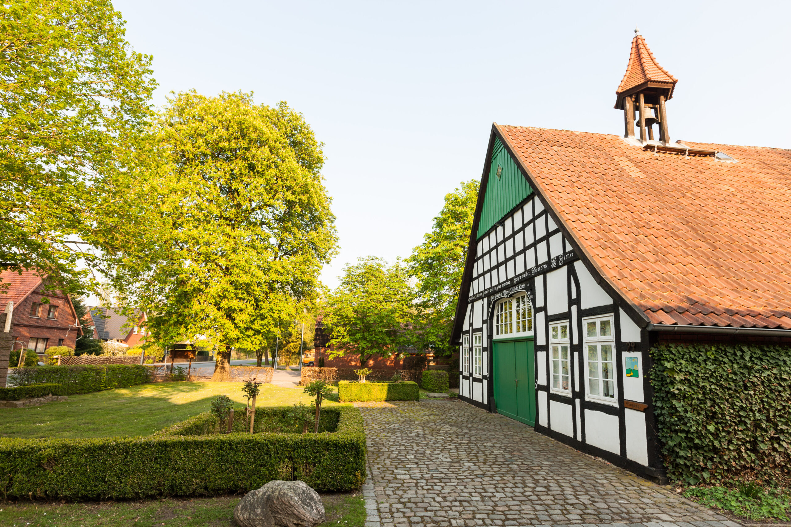 Bauernhaus seitliche Ansicht