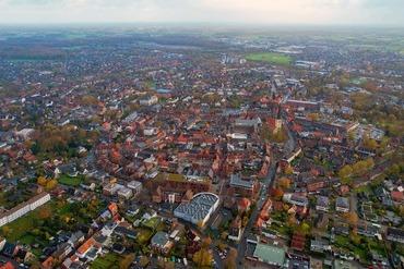 Blick von oben auf Dülmen.